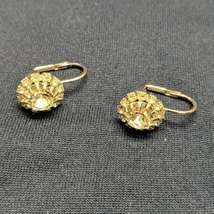 Sparkling silver/crystal fashion earrings